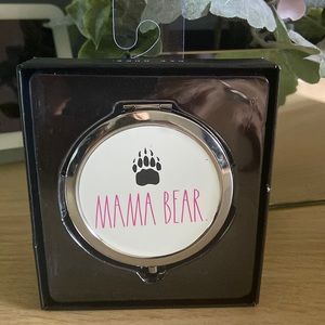 Rae Dunn Compact Mirror Mama Bear.